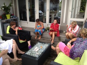 koffie bij Alien na het zwemmen