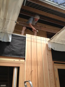 Jan, ondanks rugklachten toch in touw