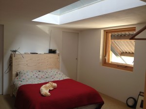 Het is prettig op de slaapkamer