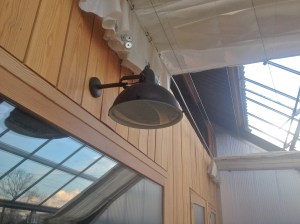 Verlichting in de wintertuin