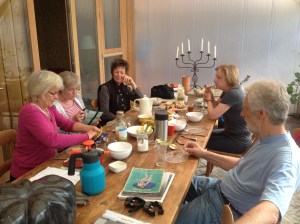 eten in de wintertuin