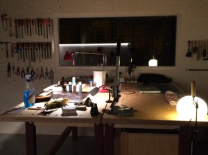 twee prachtige werkbanken