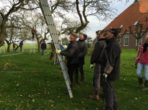 discussieren wat er allemaal afmoet