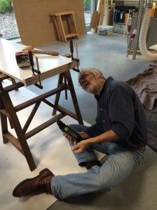 Bezig met de slaapkamerkast